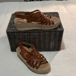 Dr. Scholl's Tan Espadrille Sandals